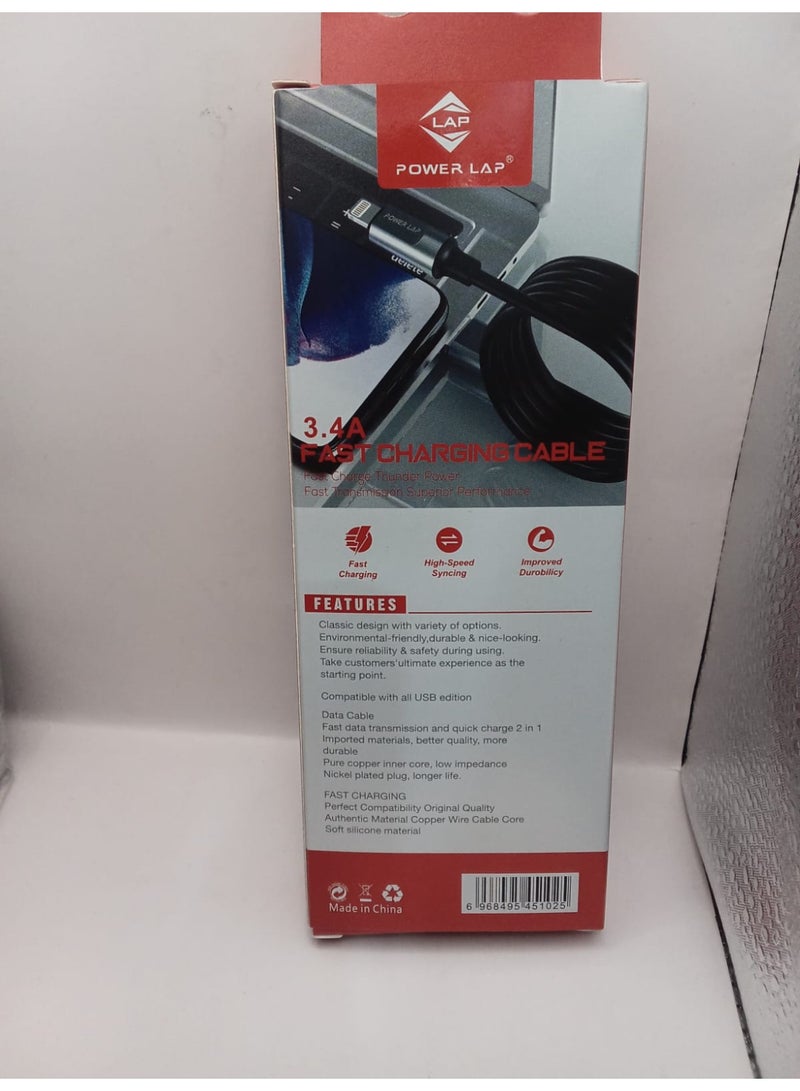 POWER LAP®PL-102 Lightning Data Cable (1 Meter) - Image 2